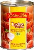 Canned lychees in light syrup 565g